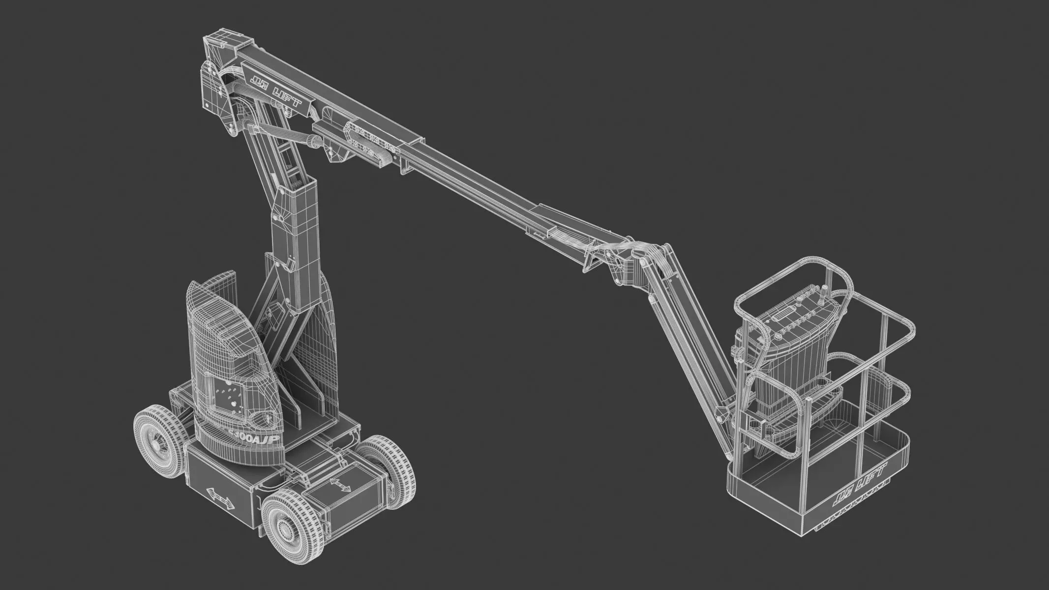 JLG E300AJP Articulating Boom Lift 3D model_19