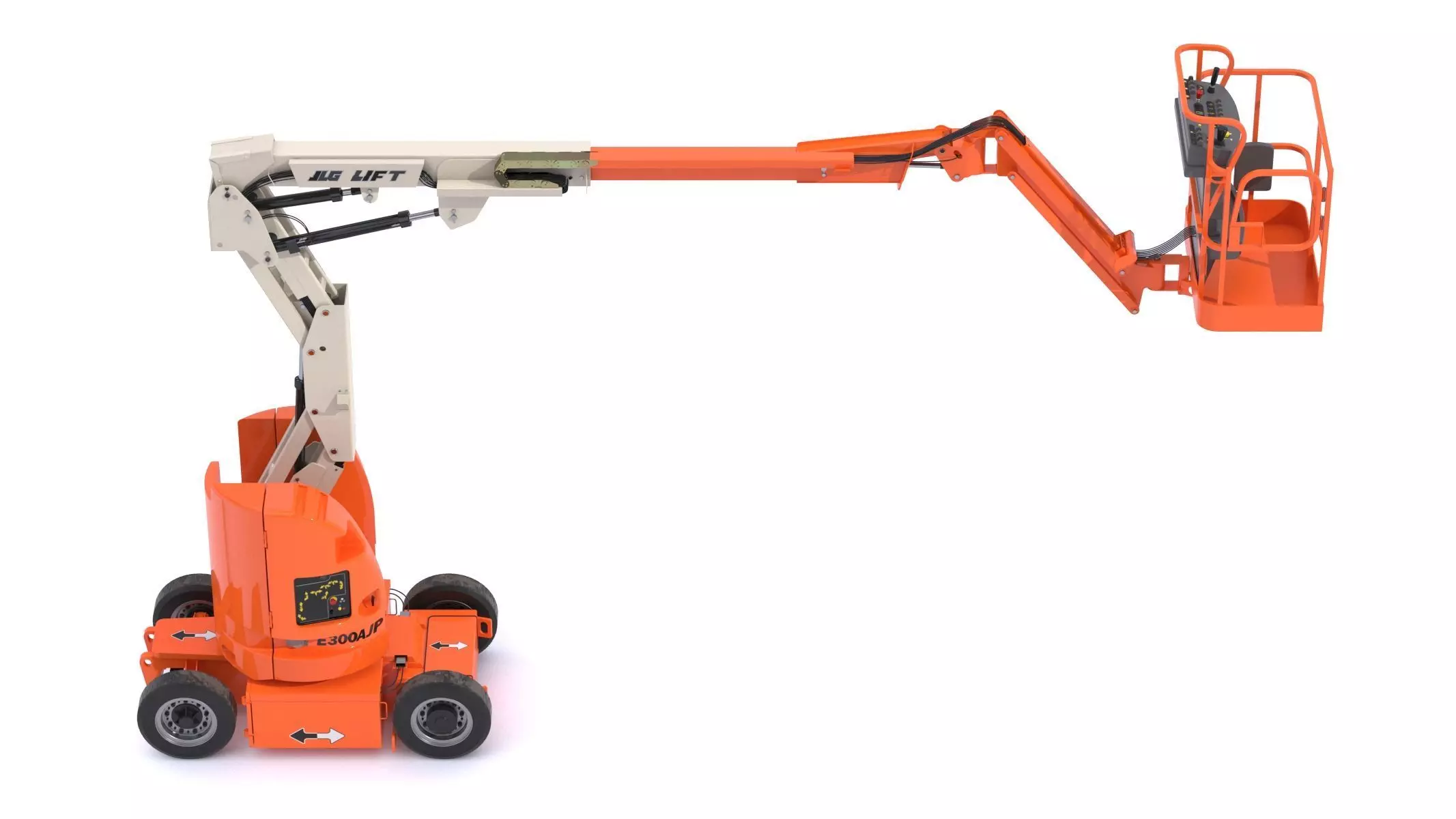 JLG E300AJP Articulating Boom Lift 3D model_0