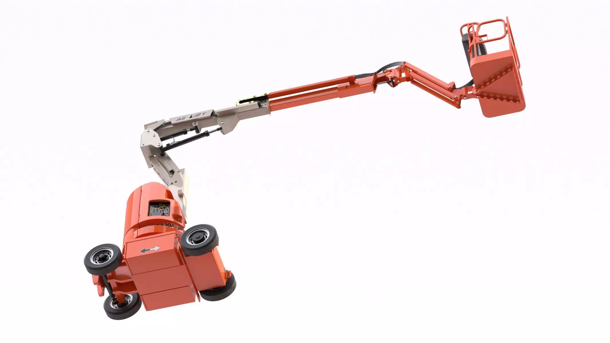 JLG E300AJP Articulating Boom Lift 3D model_17