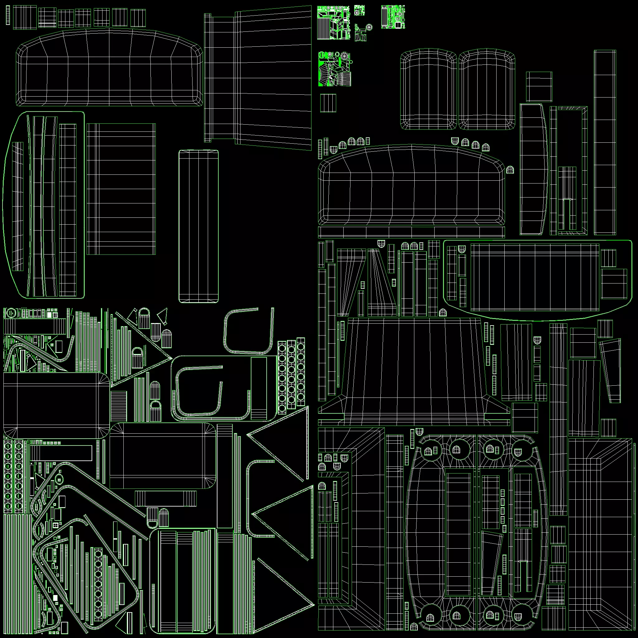 JLG E300AJP Articulating Boom Lift 3D model_9