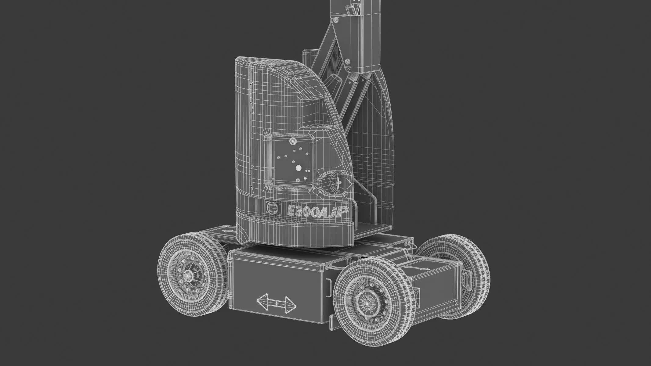 JLG E300AJP Articulating Boom Lift 3D model_22