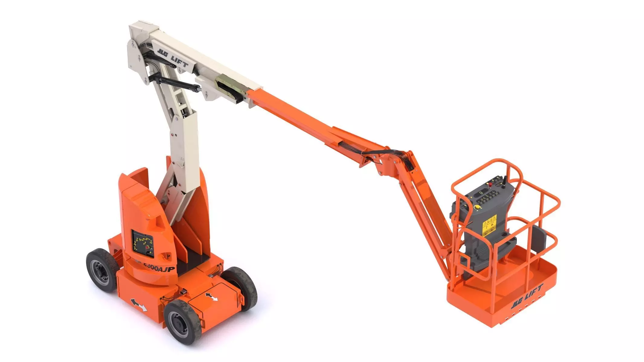 JLG E300AJP Articulating Boom Lift 3D model_3