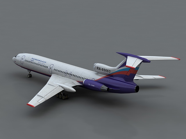 Tu 154m 3D model_3