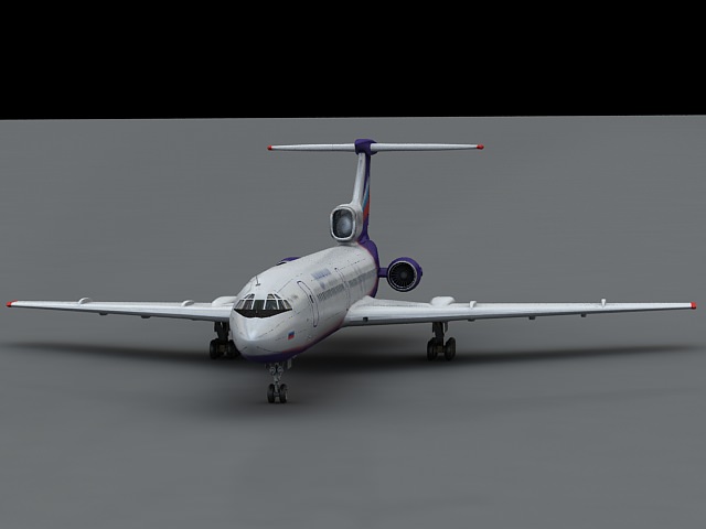 Tu 154m 3D model_4