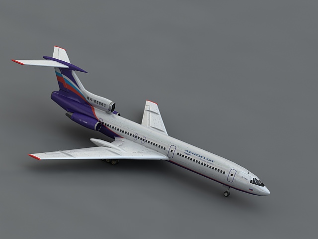 Tu 154m 3D model_1