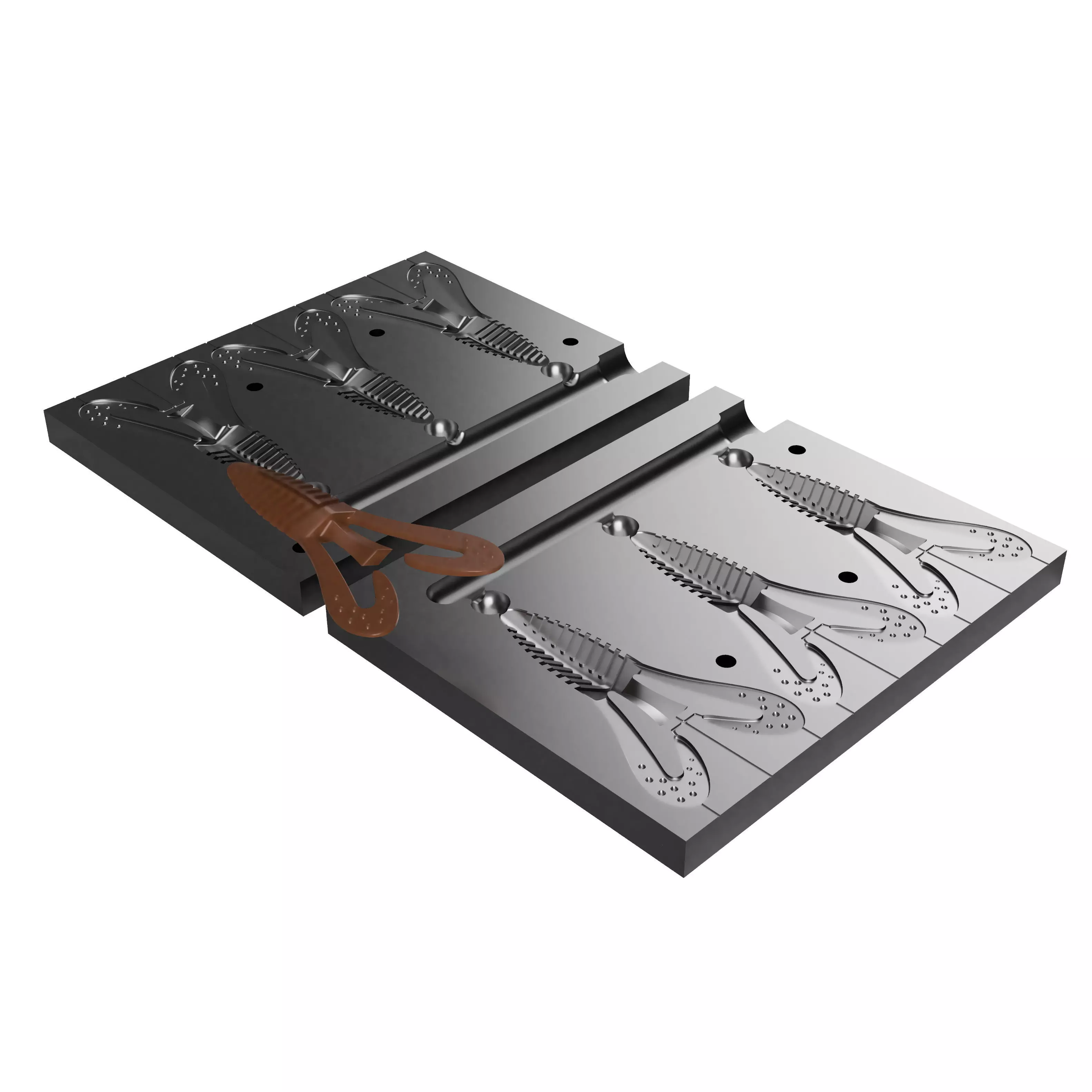 MOLD B BUTE 3 inch 3D print model_4