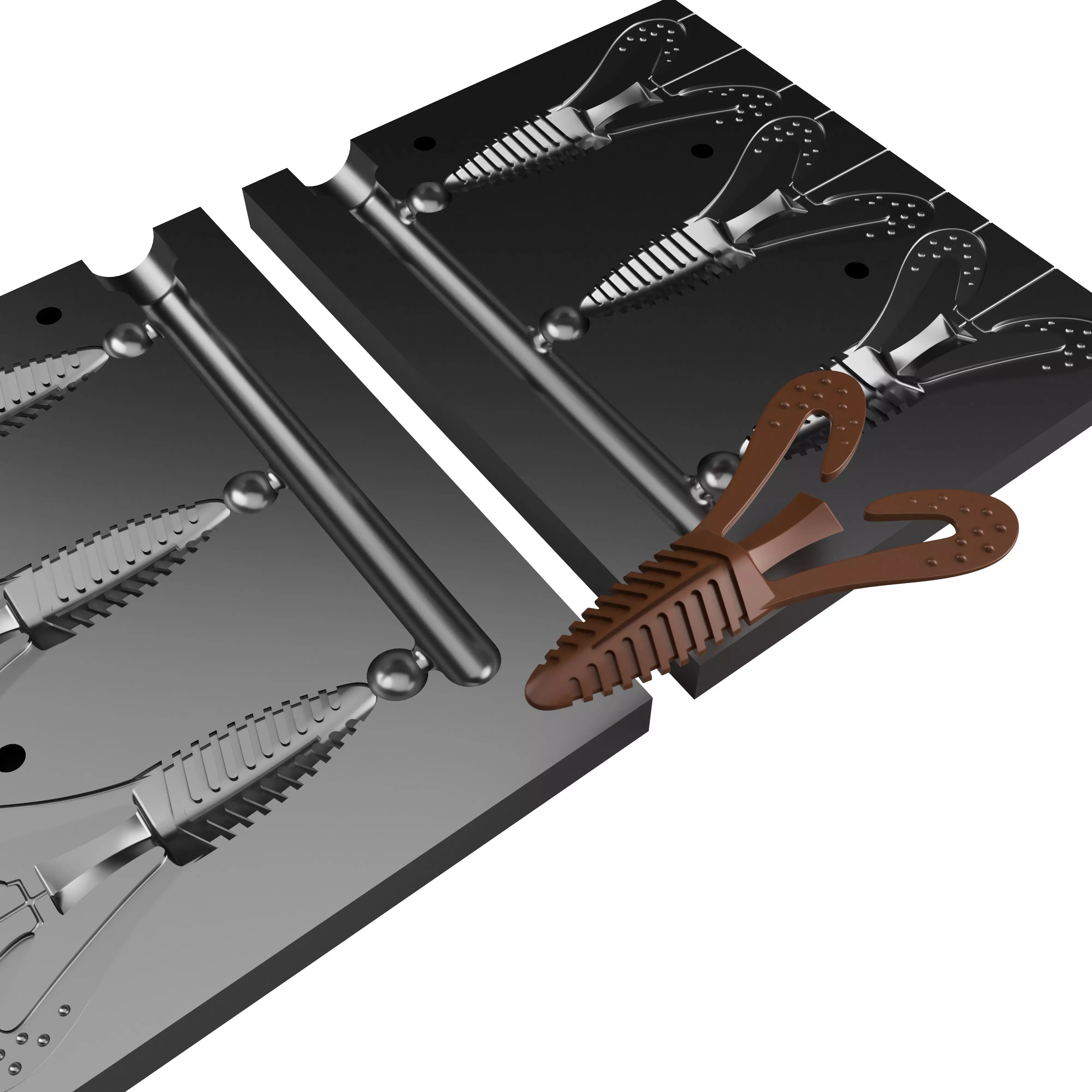 MOLD B BUTE 3 inch 3D print model_6