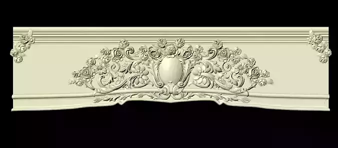 Central decor ornament for furniture