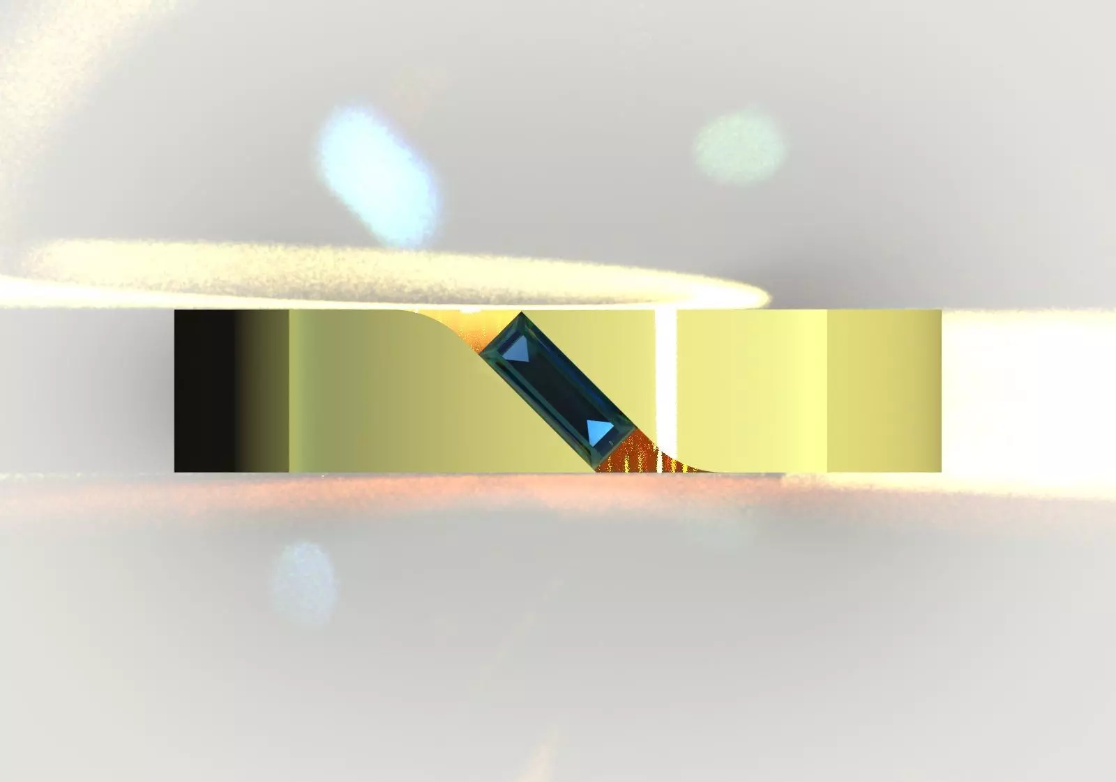  Modern Minimalist stl 3dm Ring model mr0296 3D print model_4