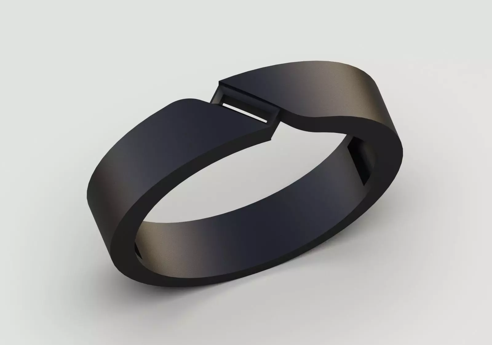  Modern Minimalist stl 3dm Ring model mr0296 3D print model_16