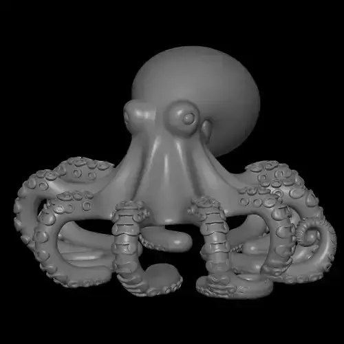 realistic octopus model