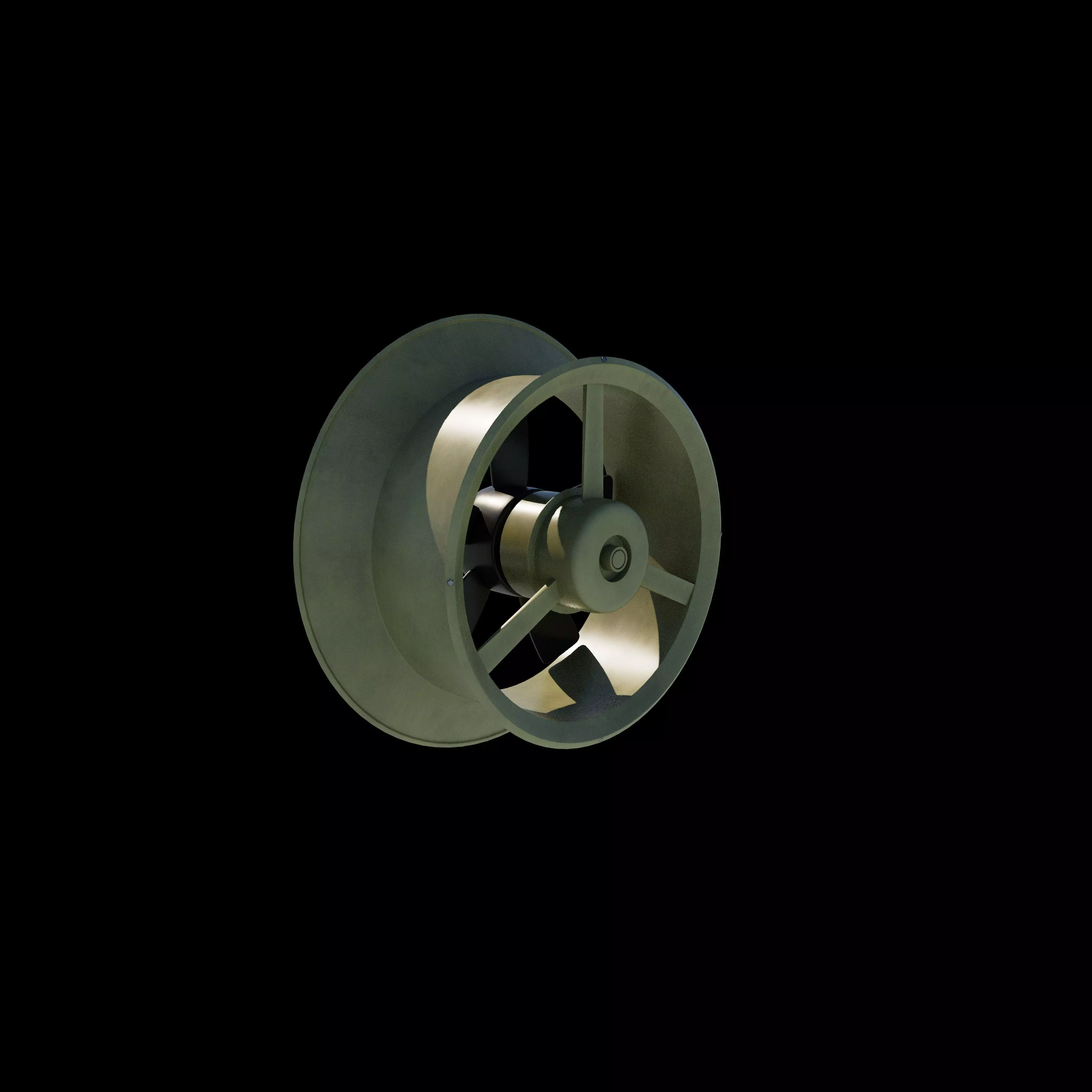 Window Exhaust Fan  3D model_13