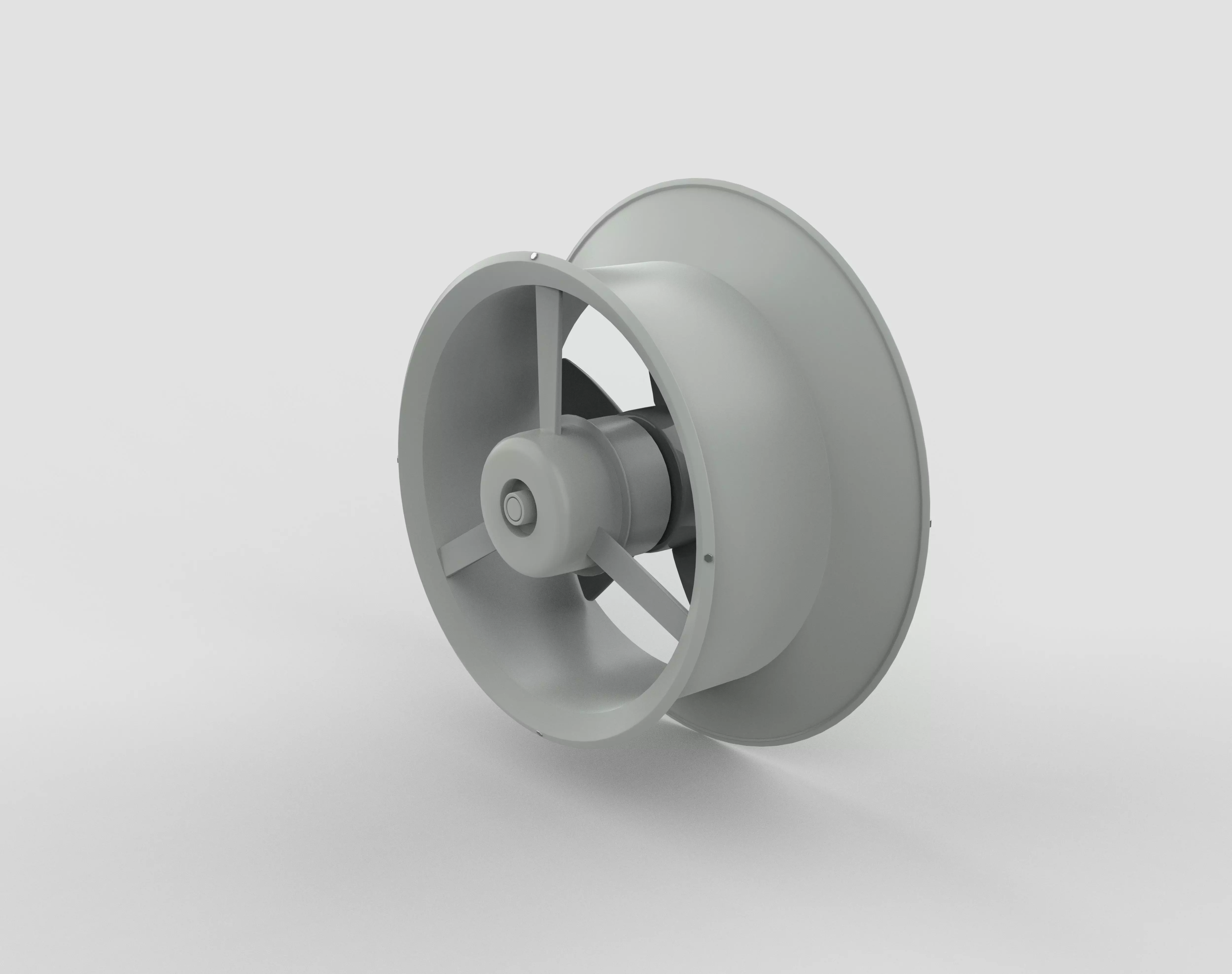 Window Exhaust Fan  3D model_4