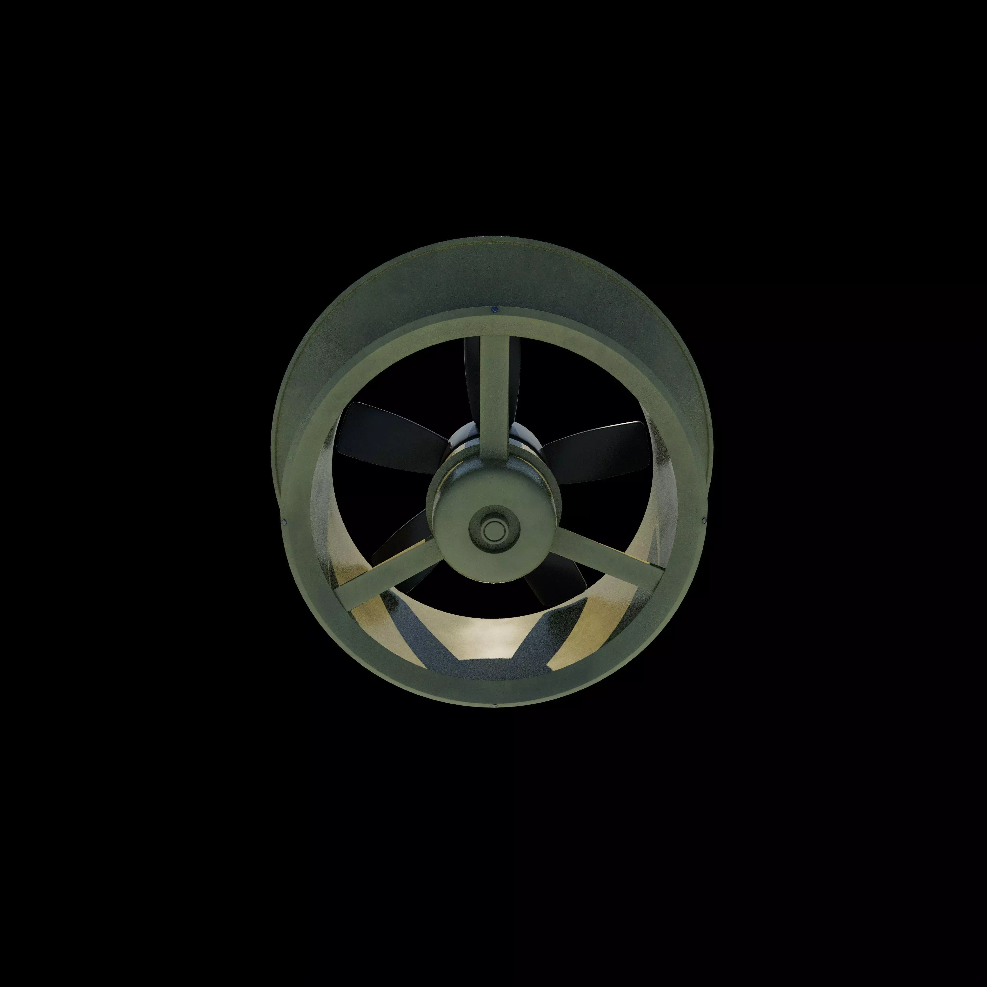 Window Exhaust Fan  3D model_12