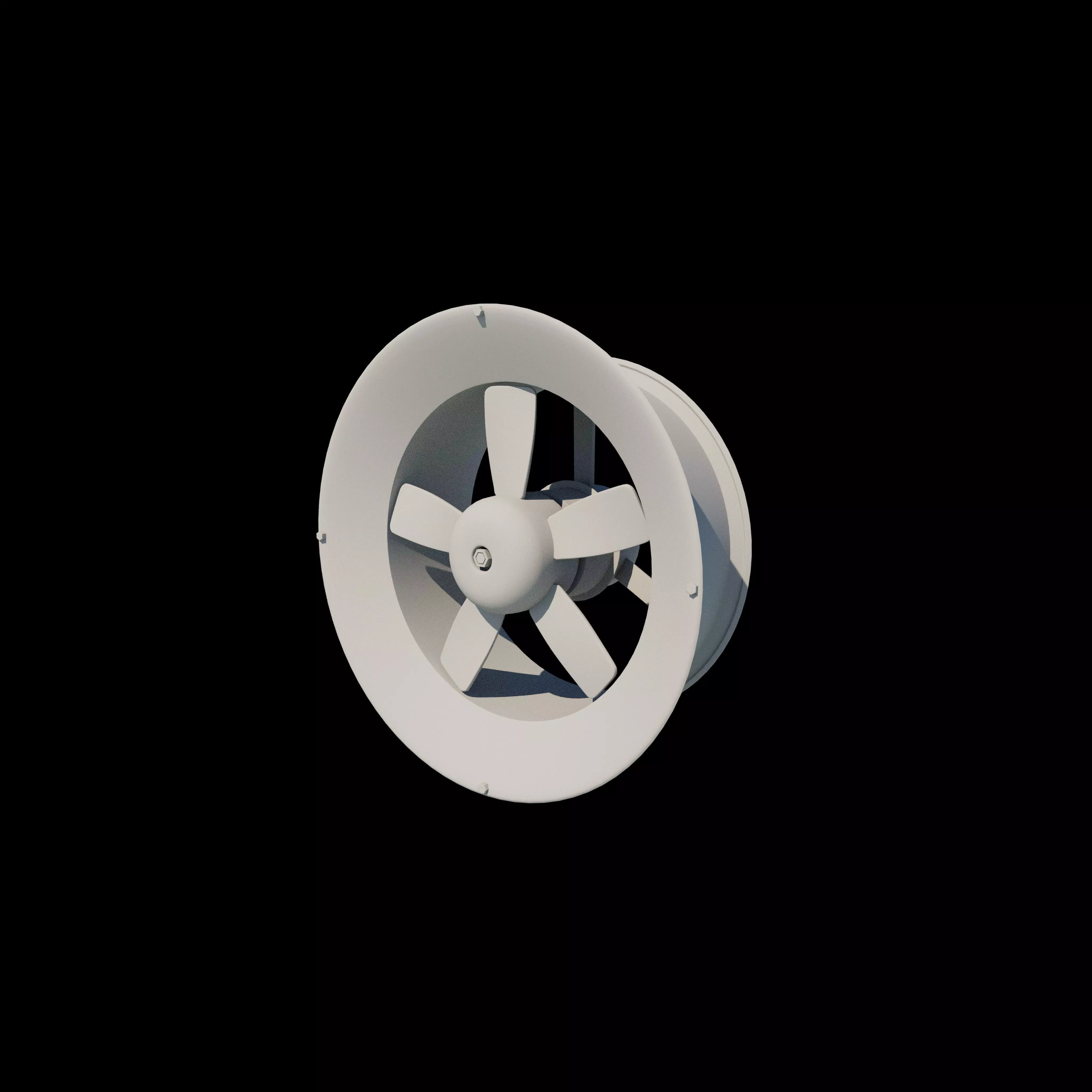 Window Exhaust Fan  3D model_14