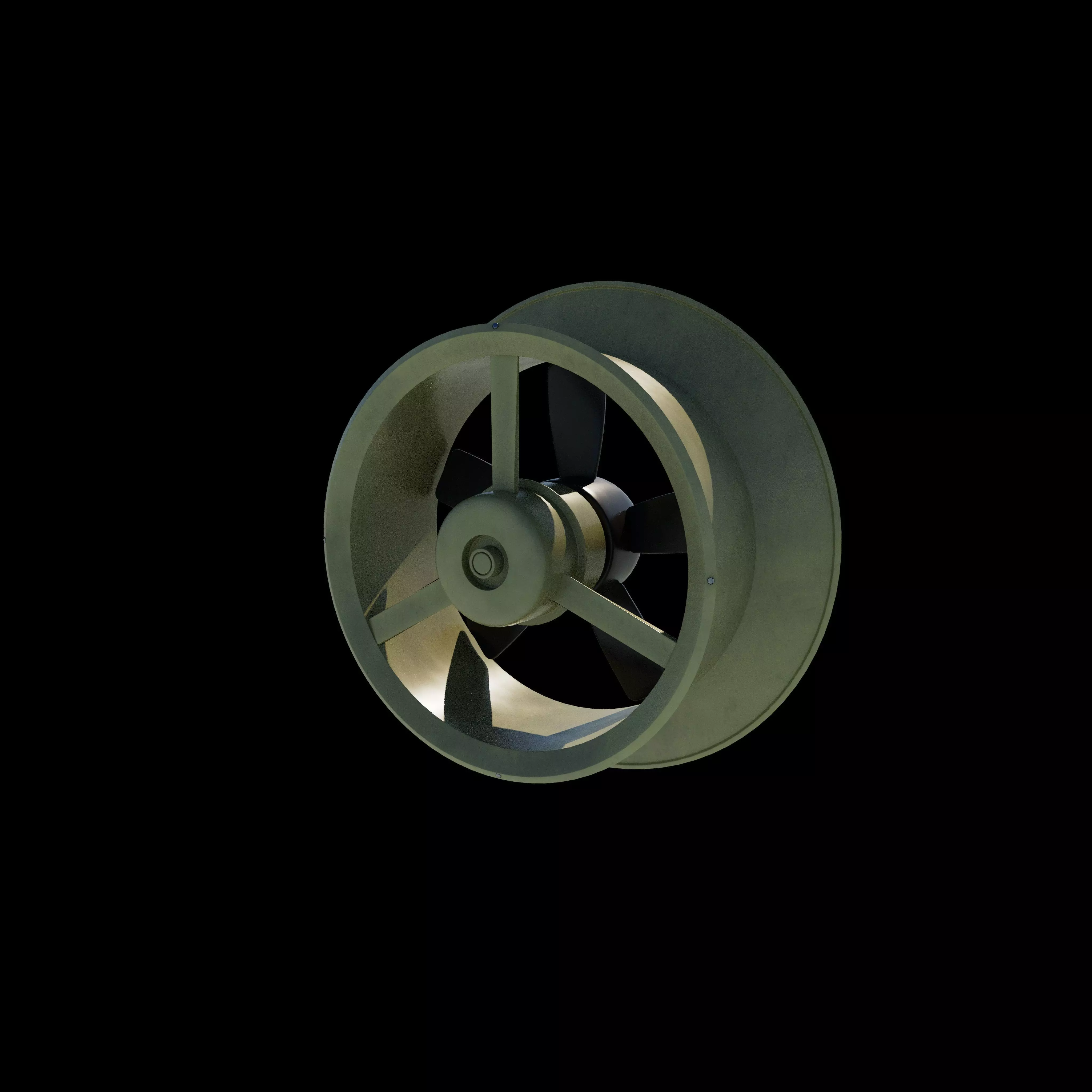 Window Exhaust Fan  3D model_11