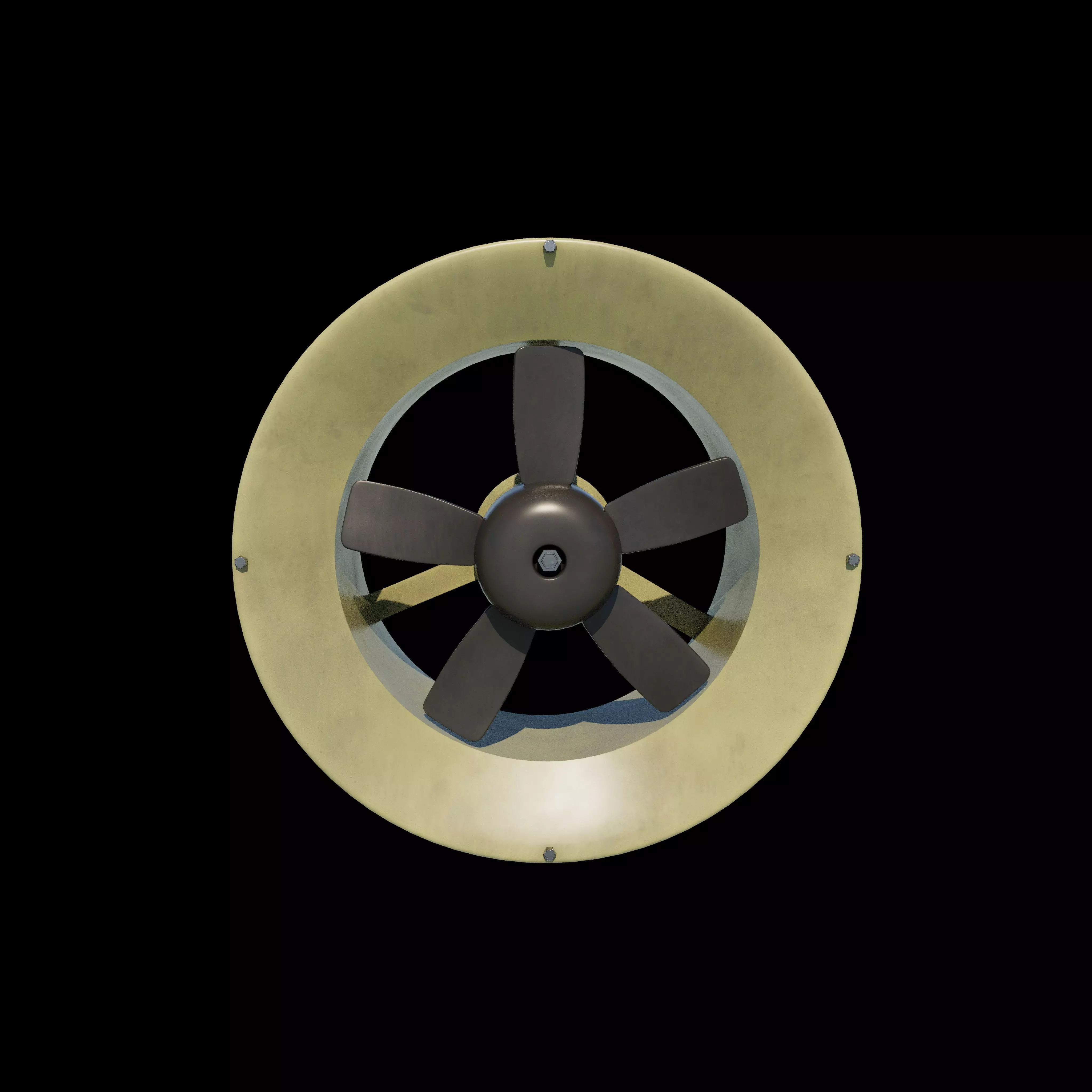 Window Exhaust Fan  3D model_10