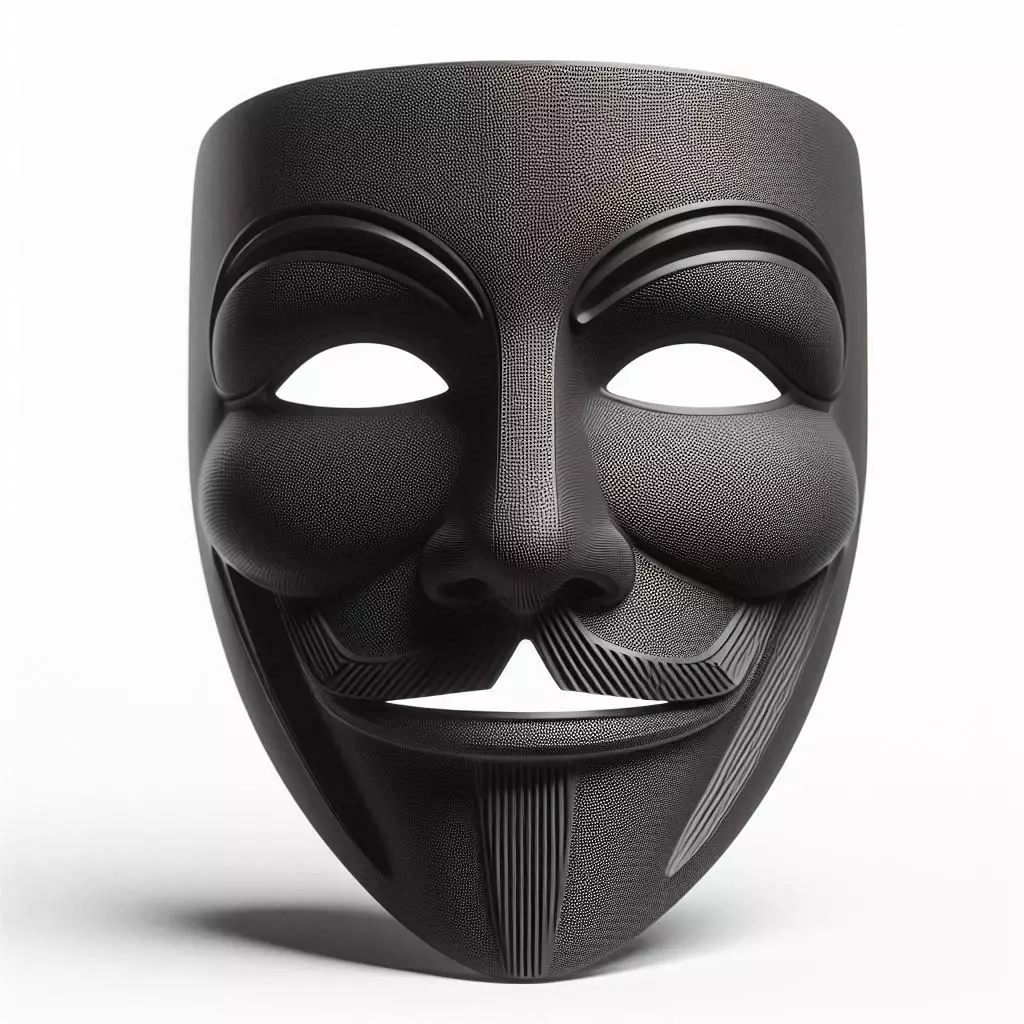 Full Face Mask Showpiece 3D Printable Artistic Sculpture 3D print model_0