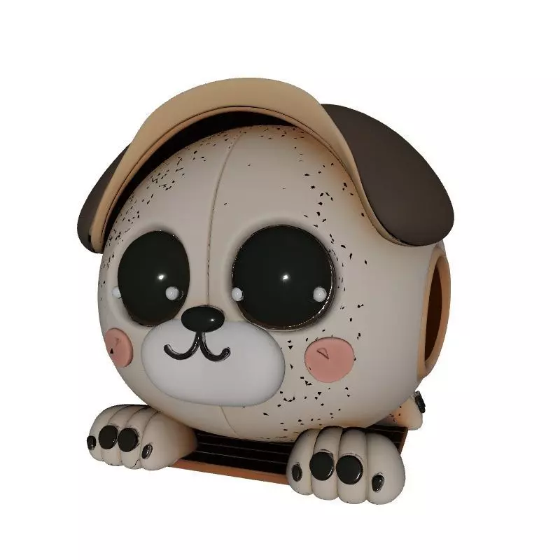 Cute Cat Saving Pot Showpiece 3D Printable Coin Holder 3D print model_1