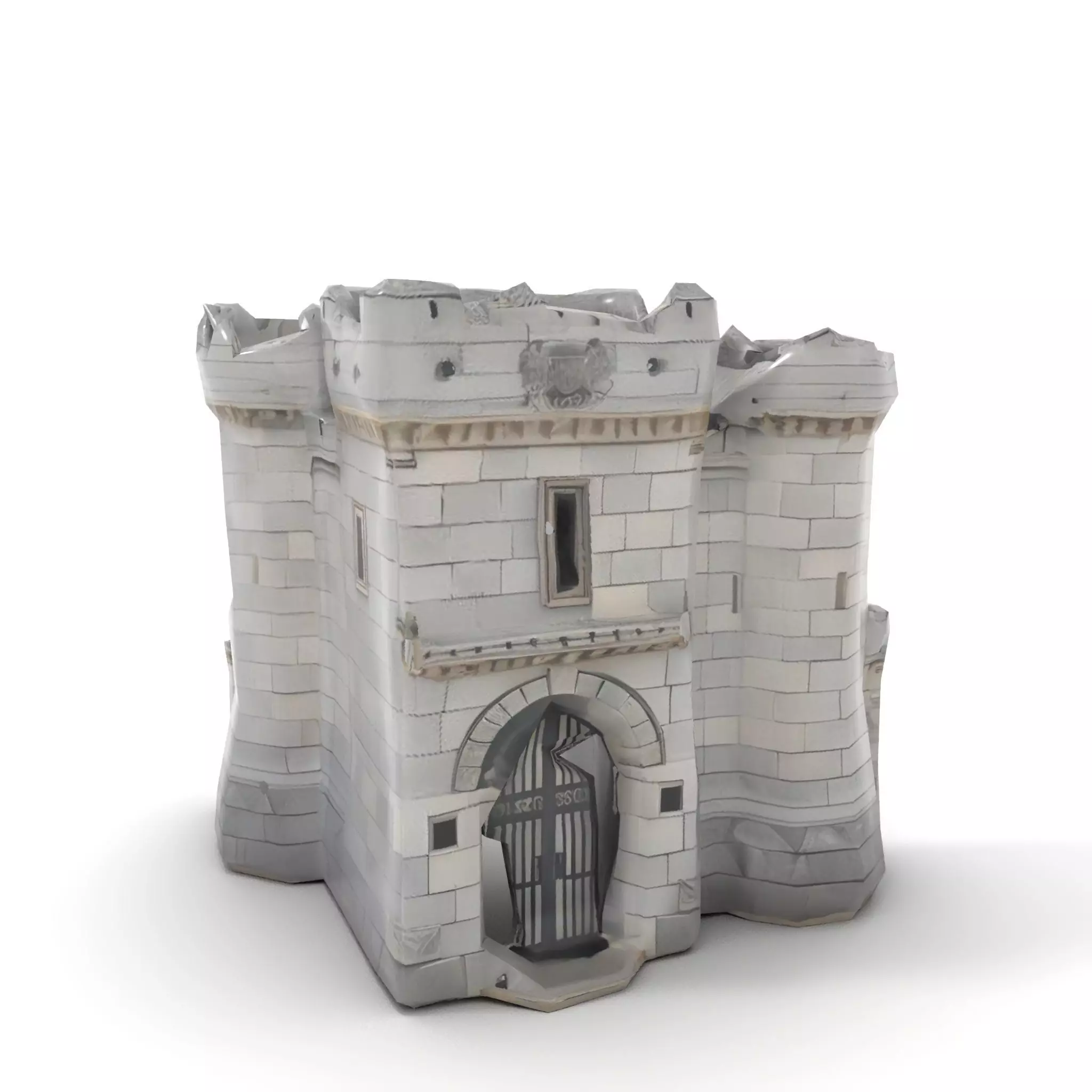 Medieval Stone Fortress model pack Low-poly 3D model_19