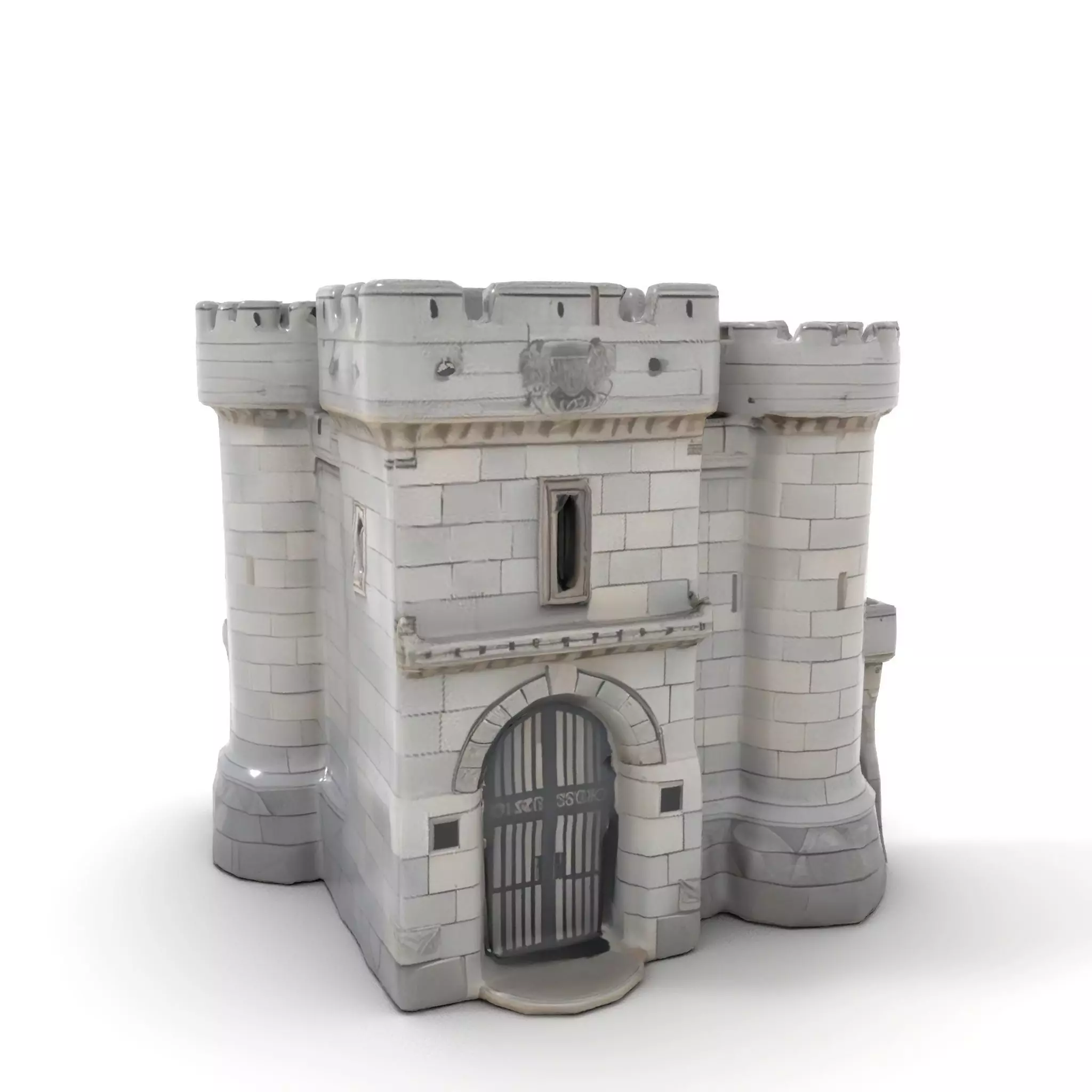 Medieval Stone Fortress model pack Low-poly 3D model_13