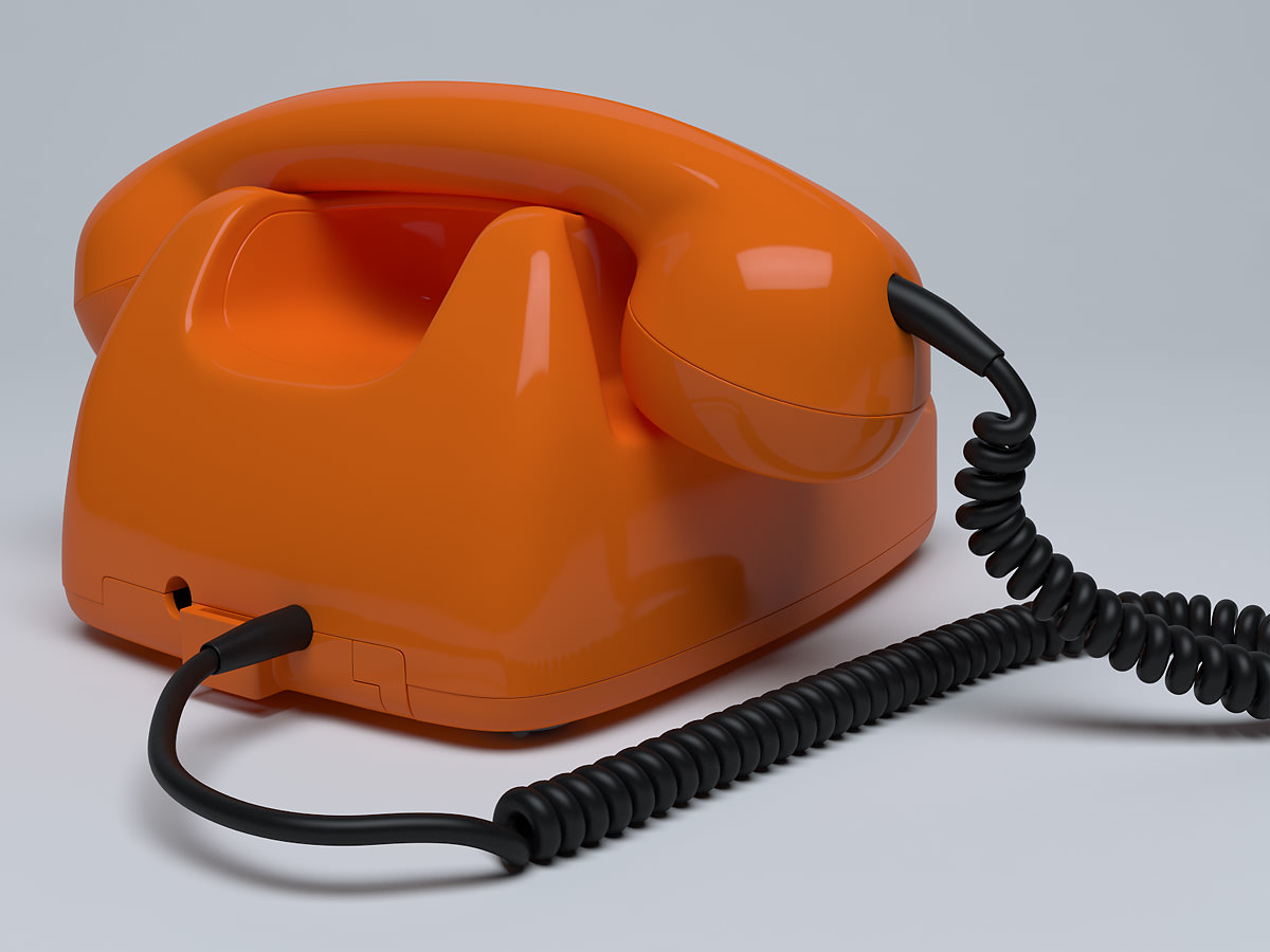Retro Telephone FeTAp 611 3D model_6