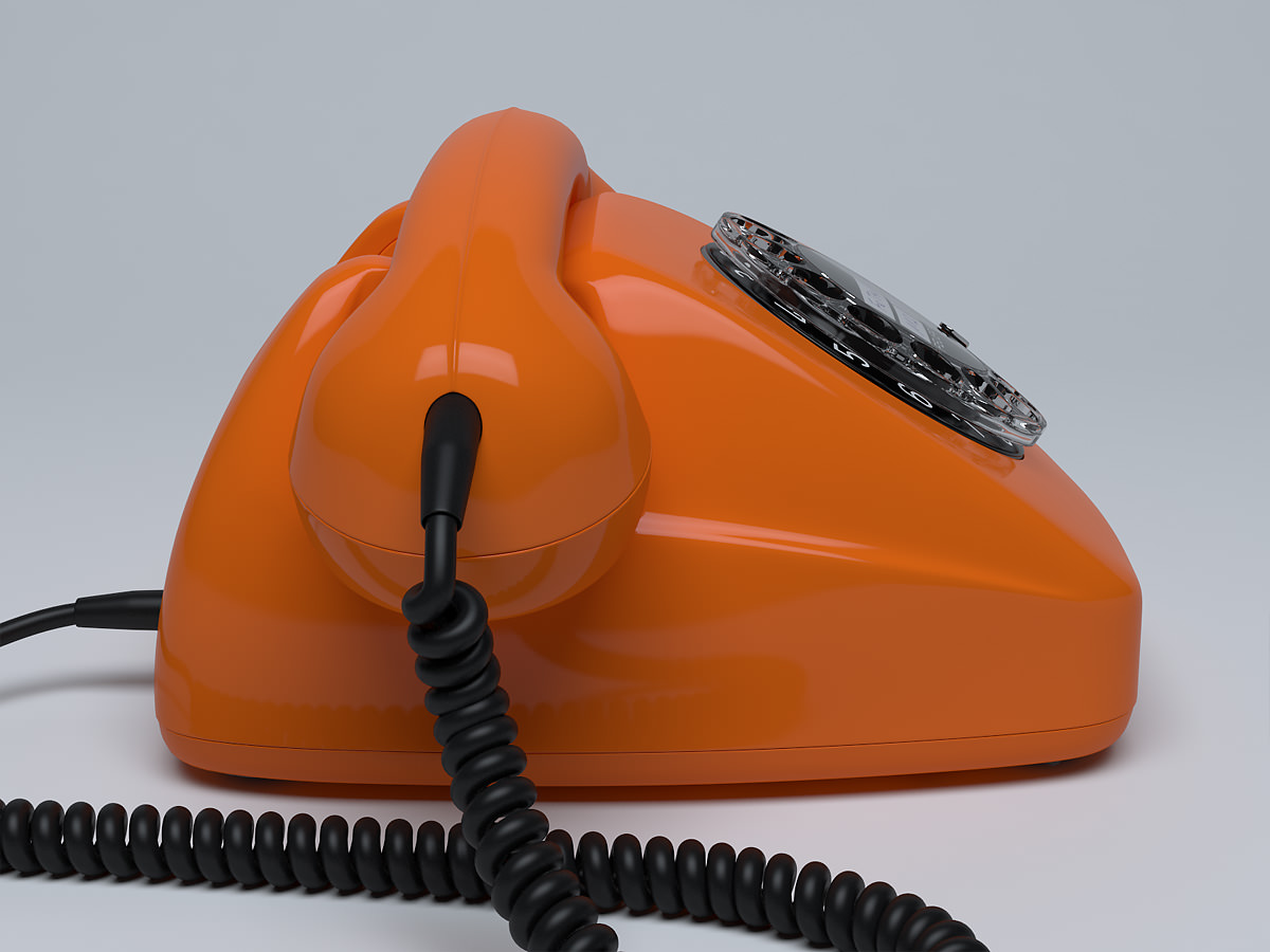 Retro Telephone FeTAp 611 3D model_5