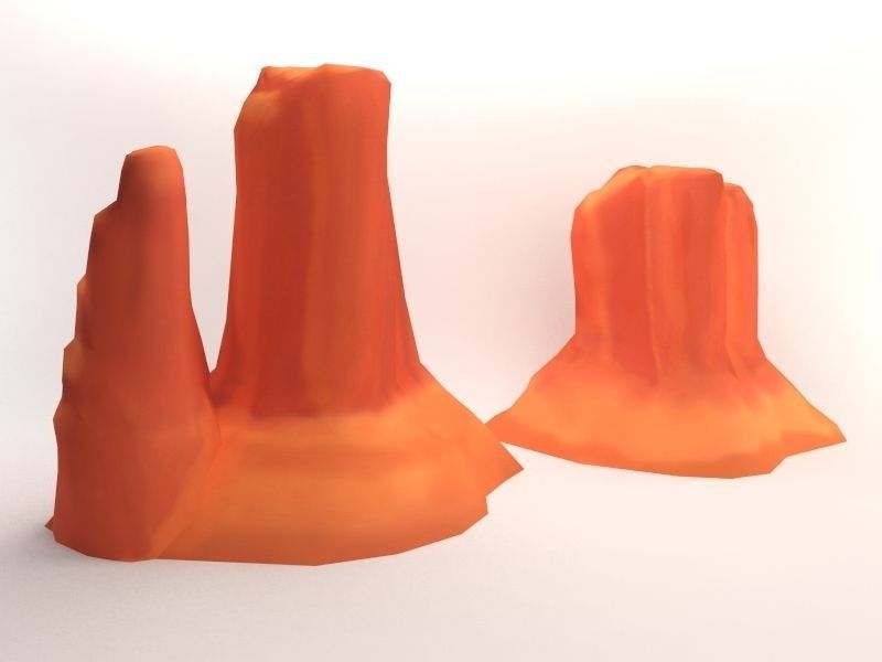 Cartoon Wild West Pack Low-poly 3D model_10