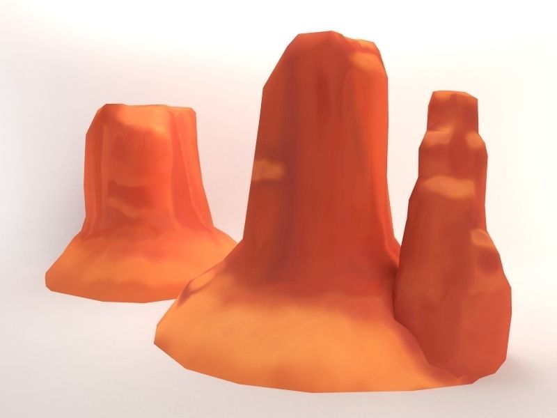 Cartoon Wild West Pack Low-poly 3D model_11