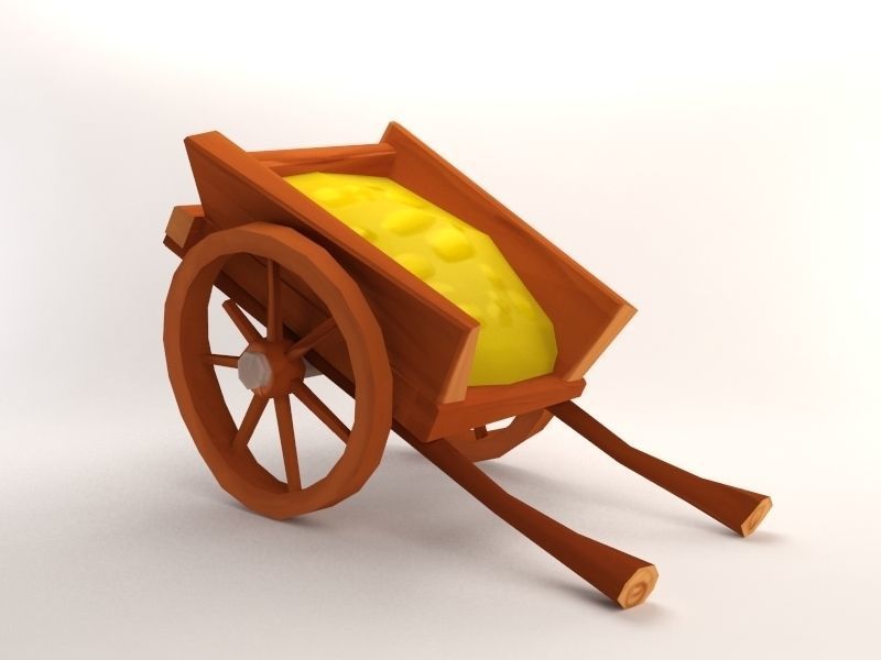 Cartoon Wild West Pack Low-poly 3D model_3