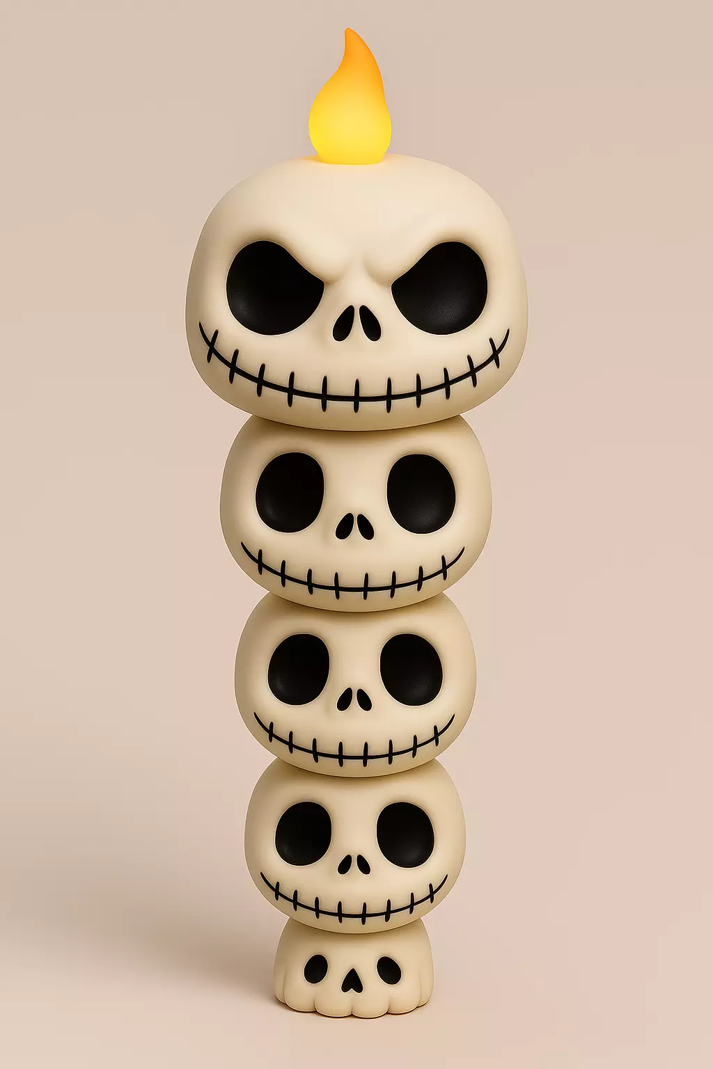 Skulls Candle 3D print model_0