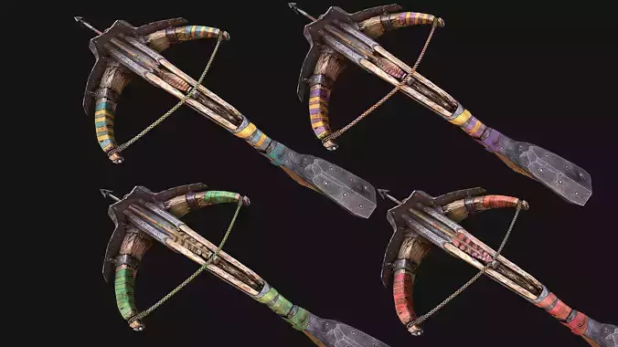 Medieval Crossbow Crossbowman Weapon Pack