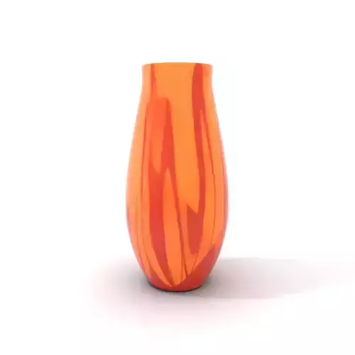 Amber Glass Vase model pack Low-poly 3D model