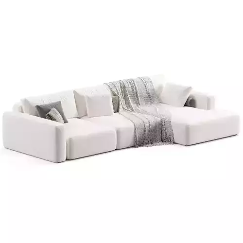 Rosseto chaise longue Sofa  3D model 3