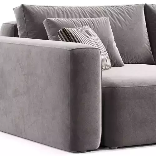 Rosseto chaise longue Sofa  3D model 7
