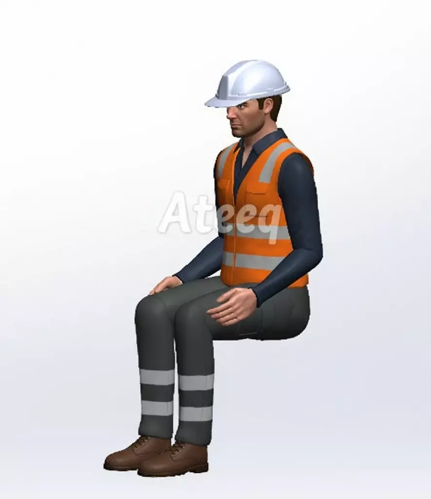 Workman 3D Model High Quality Printable Games 3D Printing 3D model_6