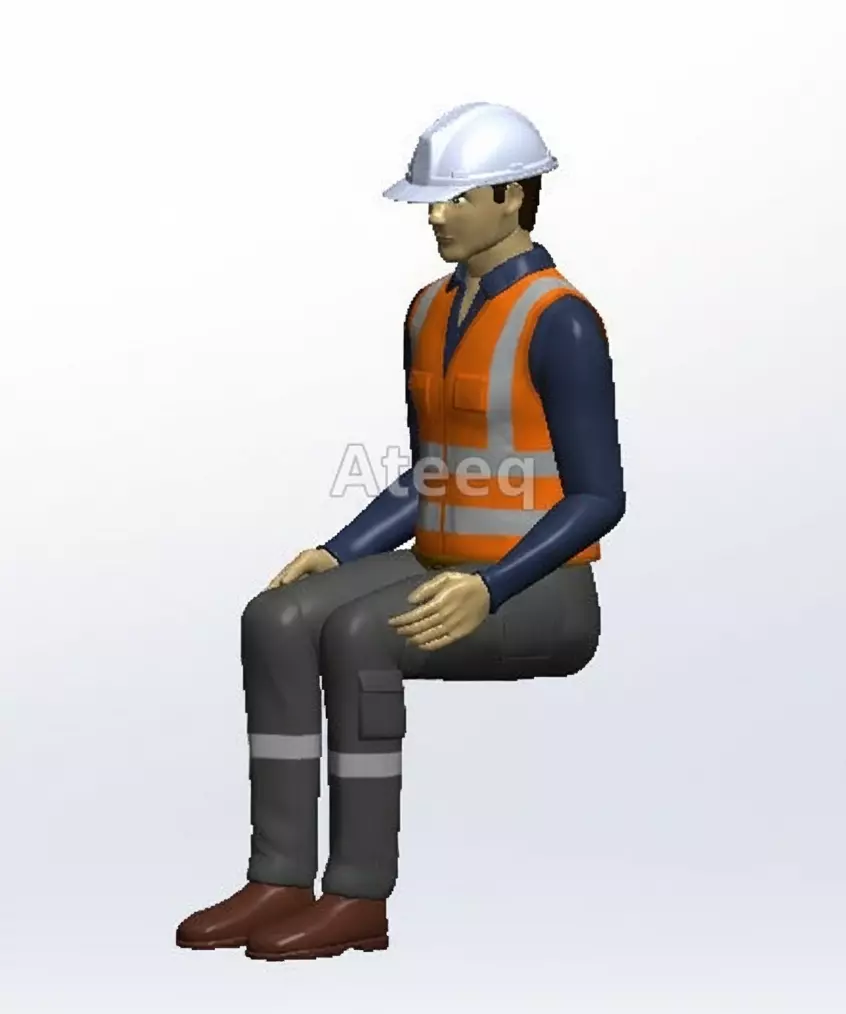Workman 3D Model High Quality Printable Games 3D Printing 3D model_3
