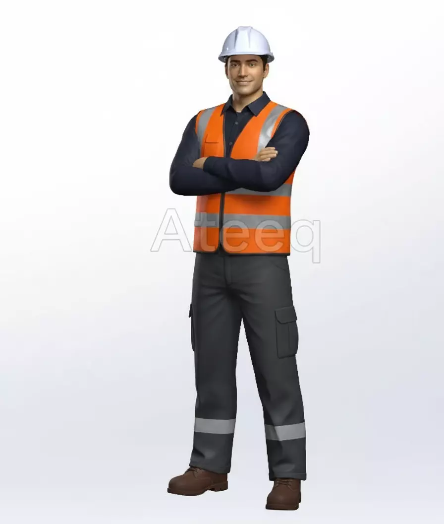 Workman 3D Model High Quality Printable Games 3D Printing 3D model_0