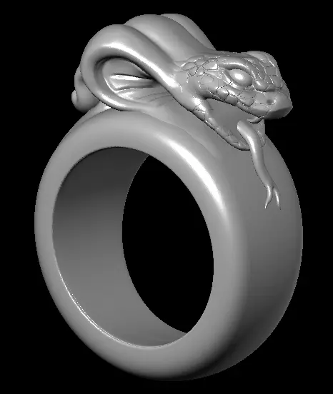 Chinese Zodiac Constellation Animal Ring Sculpture Model 3D print model_11