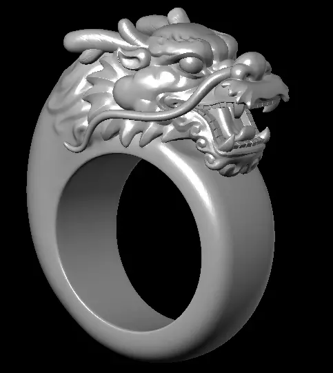 Chinese Zodiac Constellation Animal Ring Sculpture Model 3D print model_2