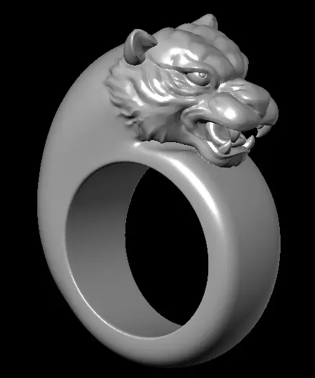 Chinese Zodiac Constellation Animal Ring Sculpture Model 3D print model_12
