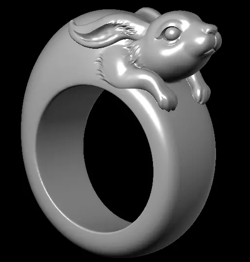 Chinese Zodiac Constellation Animal Ring Sculpture Model 3D print model_8