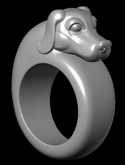 Chinese Zodiac Constellation Animal Ring Sculpture Model 3D print model_1