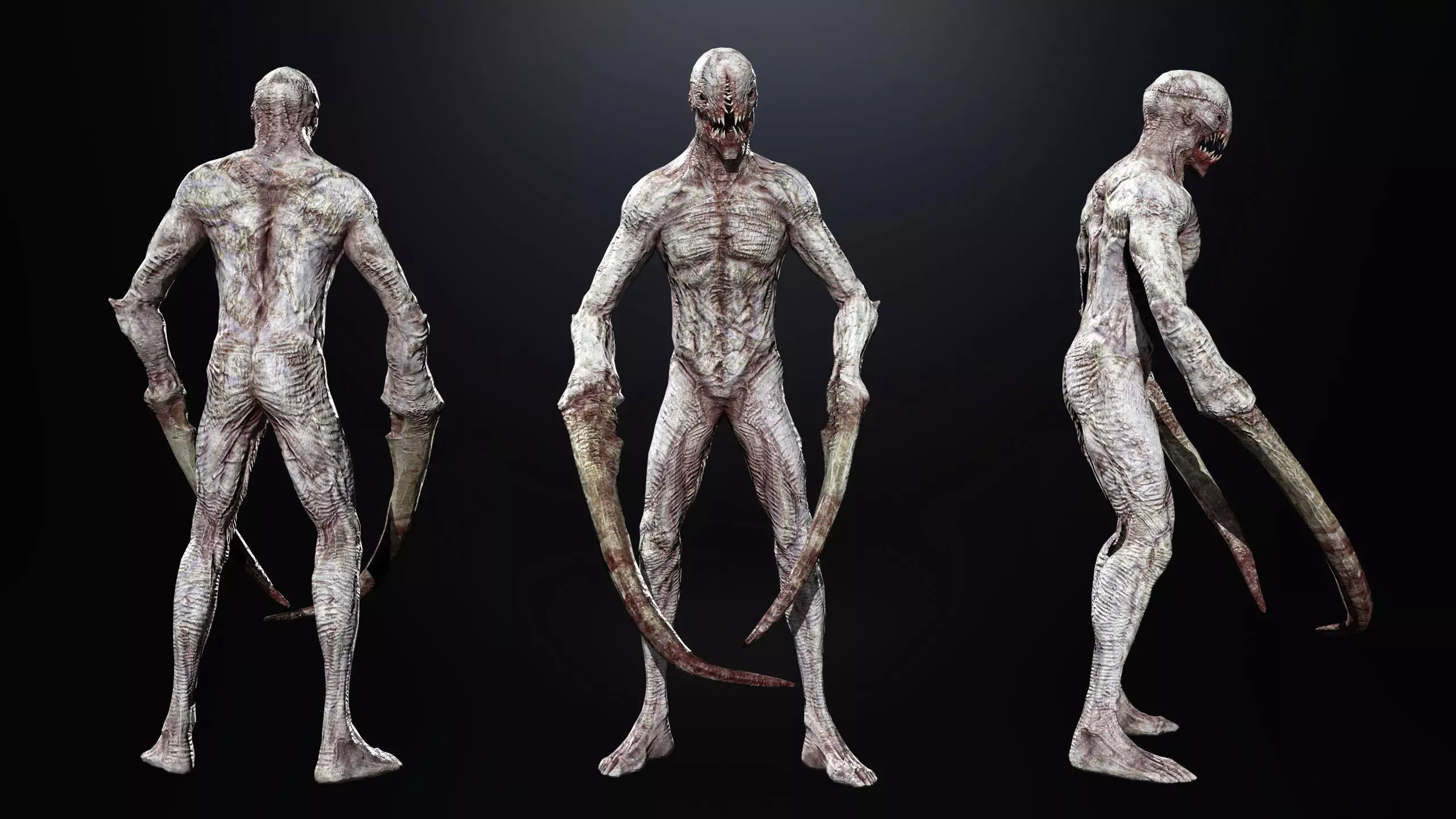 Monster6 Nightmare Game Ready Character Low-poly 3D model_11