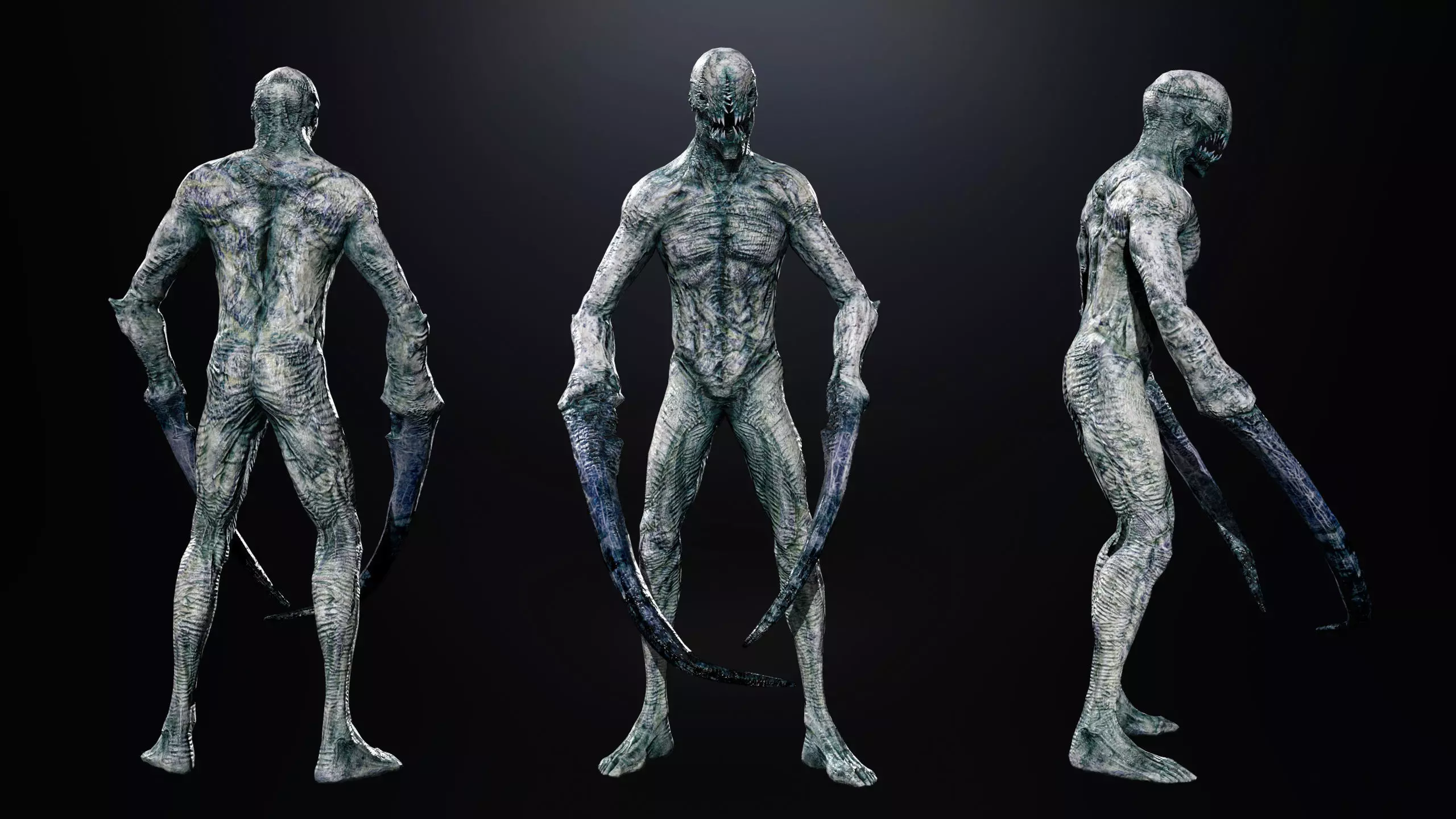 Monster6 Nightmare Game Ready Character Low-poly 3D model_10