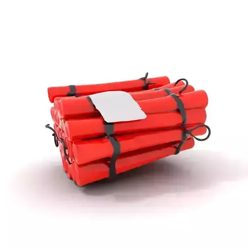Dynamite Bundle model pack Low-poly 3D model