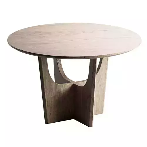 Round Dining Table 3D model