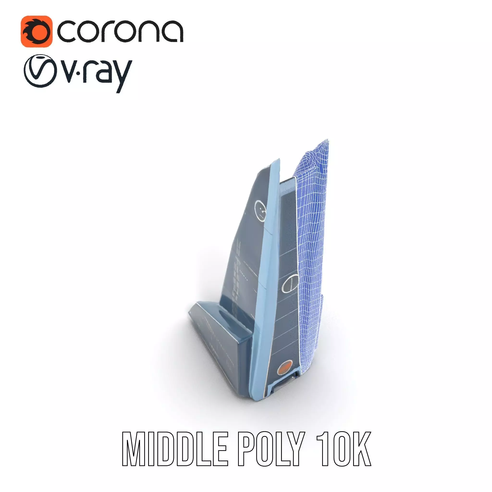 Futuristic Glass Tower model pack Low-poly 3D model_25