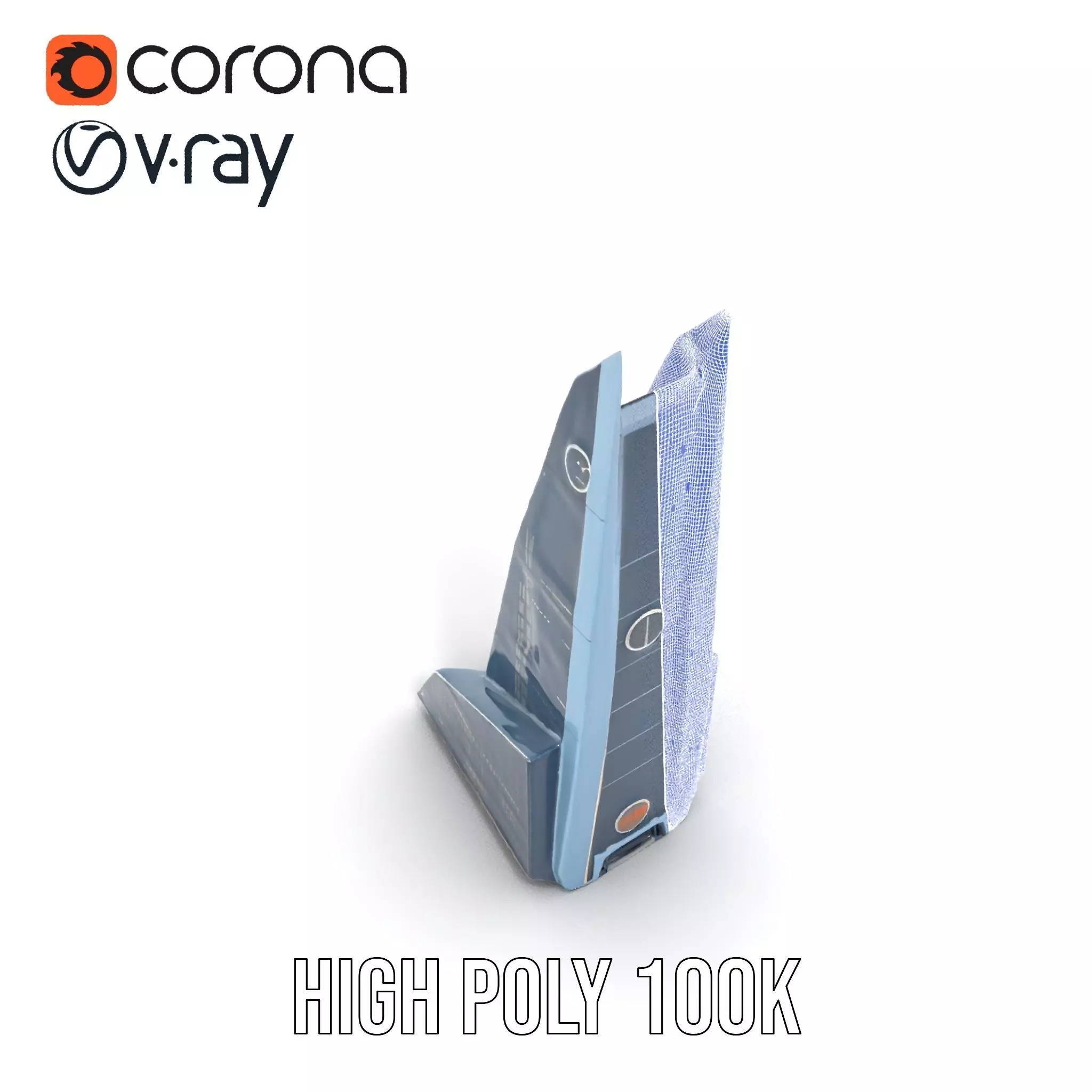 Futuristic Glass Tower model pack Low-poly 3D model_24