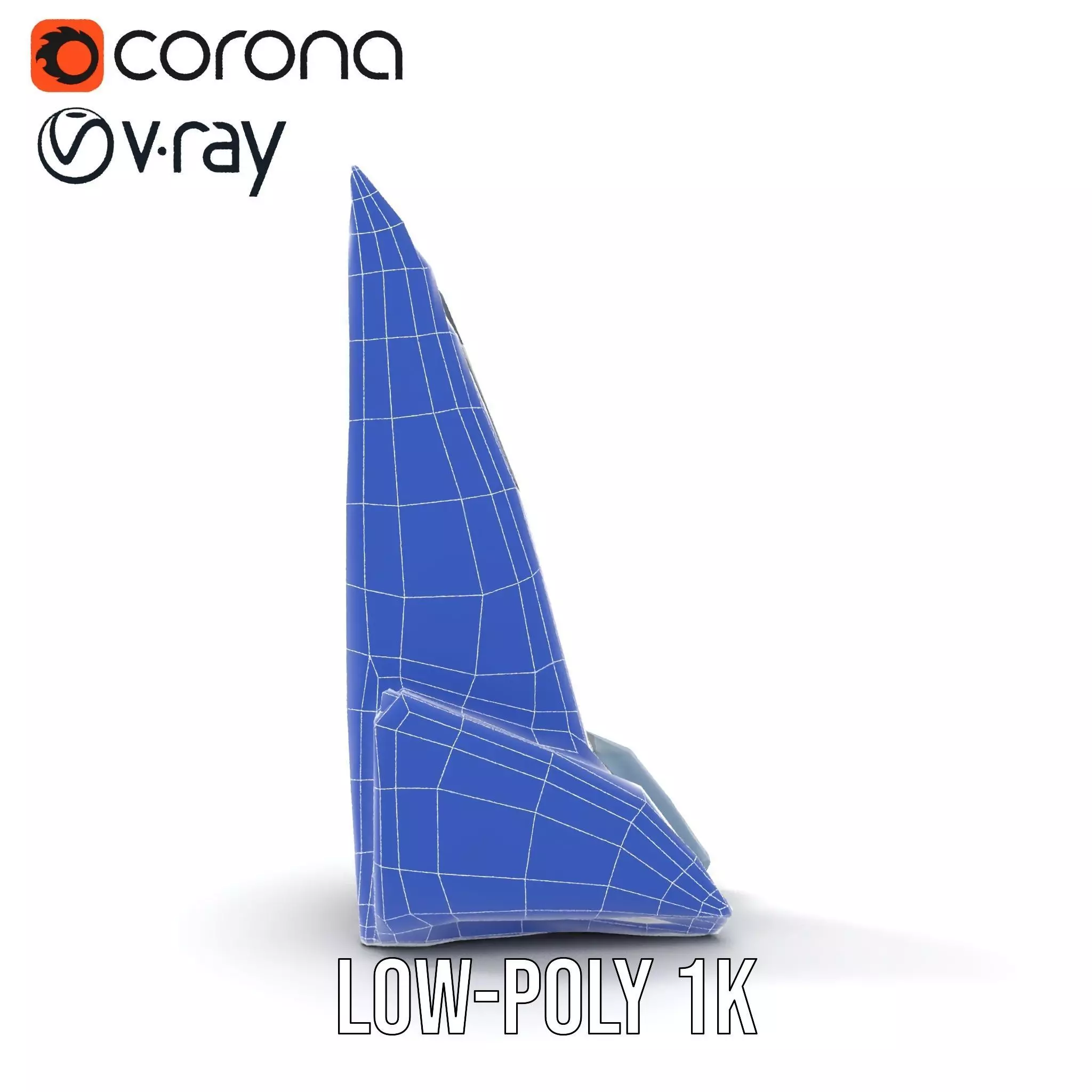 Futuristic Glass Tower model pack Low-poly 3D model_26